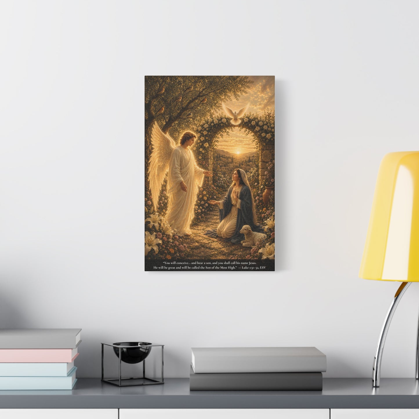 The Annunciation — Luke 1:28-38 |  Classic Christian Canvas Art