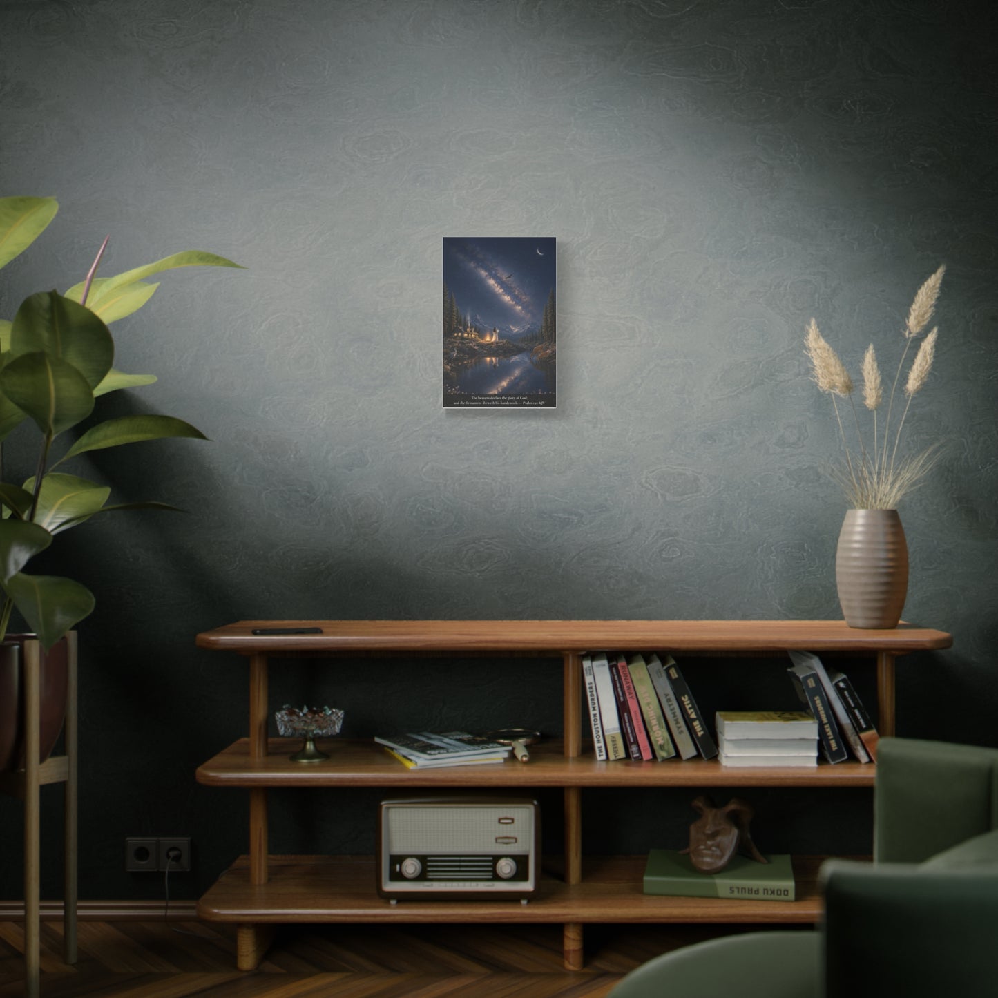 The Heavens Declare His Glory — Psalm 19:1 | Classic Christian Canvas Art