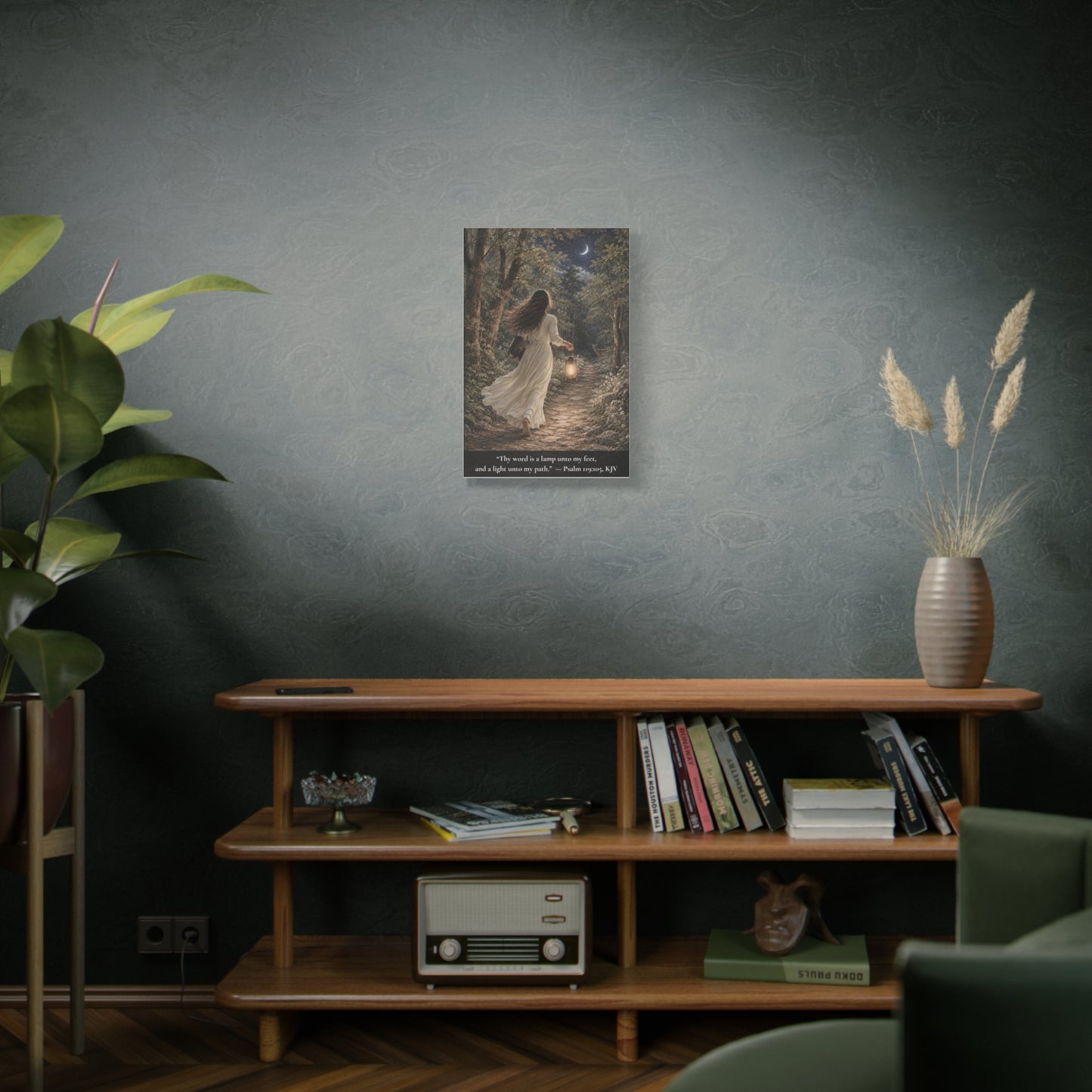 Thy Word Is a Lamp — Psalm 119:105 | Classic Christian Canvas Art
