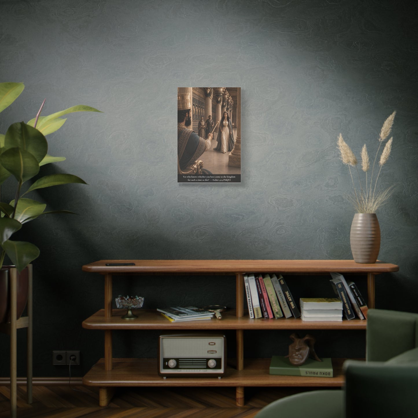 Esther Before the King — Esther 4:14 | Classic Christian Canvas Art
