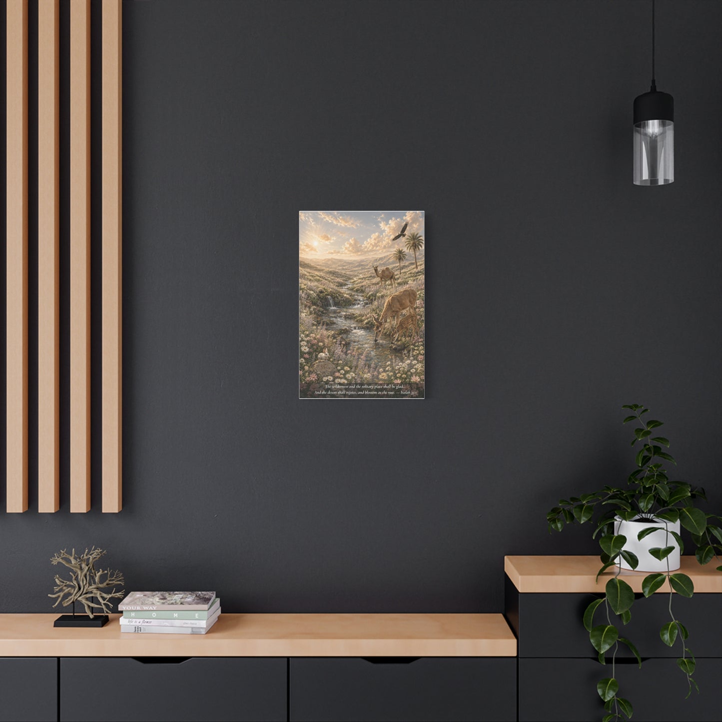 The Desert Shall Rejoice — Classic Canvas Wall Art | Isaiah 35:1