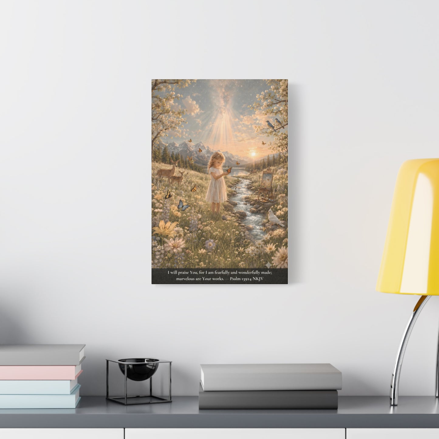Fearfully and Wonderfully Made — Psalm 139:14 | Classic Christian Canvas Art