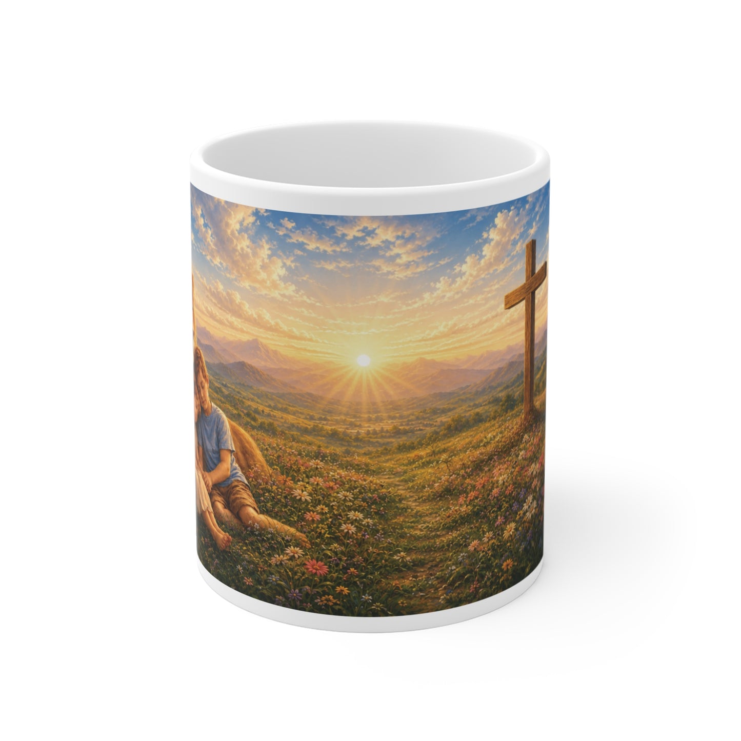 Be Strong and Courageous Coffee Mug 11oz - Joshua 1:9 Christian Gift