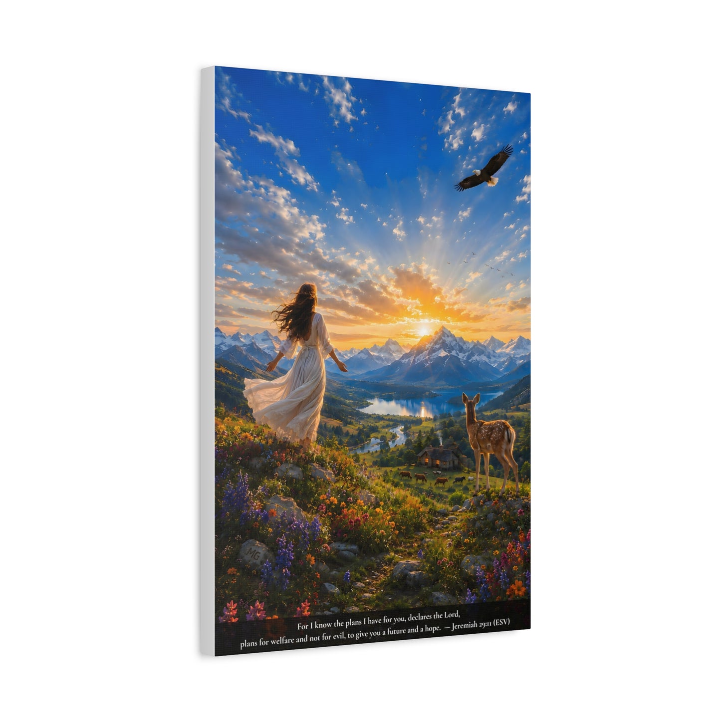 A Future and a Hope — Vibrant Canvas Wall Art | Jeremiah 29:11