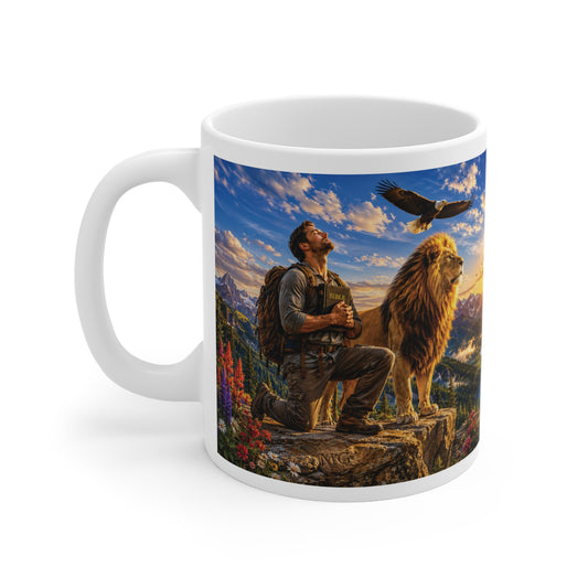 I Can Do All Things Through Christ Coffee Mug 11oz for Him - Philippians 4:13 Christian Gift