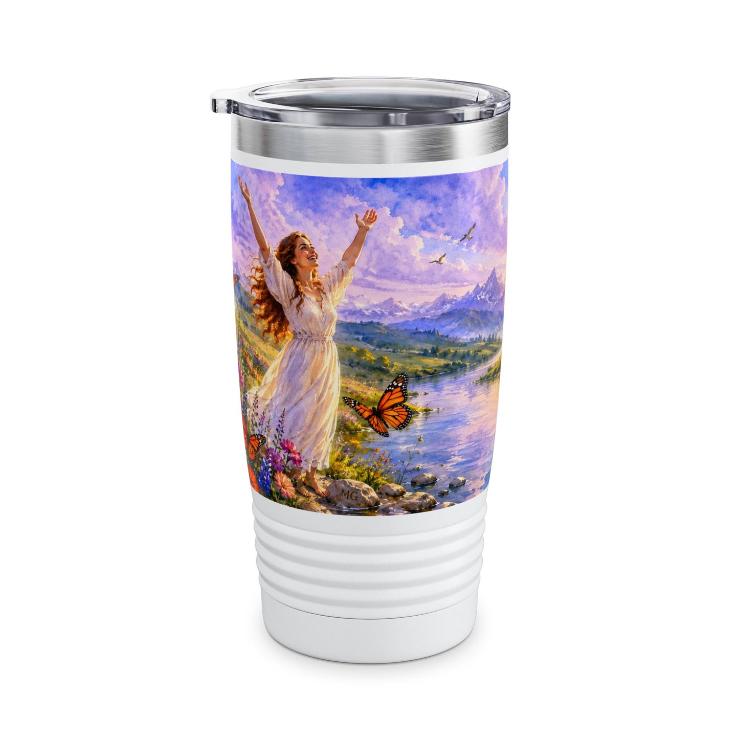 Filled With Joy Tumbler 20oz — Psalm 16:11 Christian Gift for Women