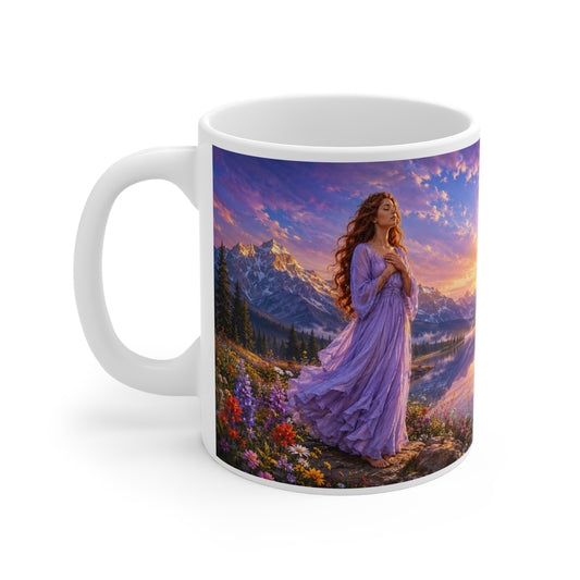 God Is Within Her Mug 11oz - Psalm 46:5 Christian Gift