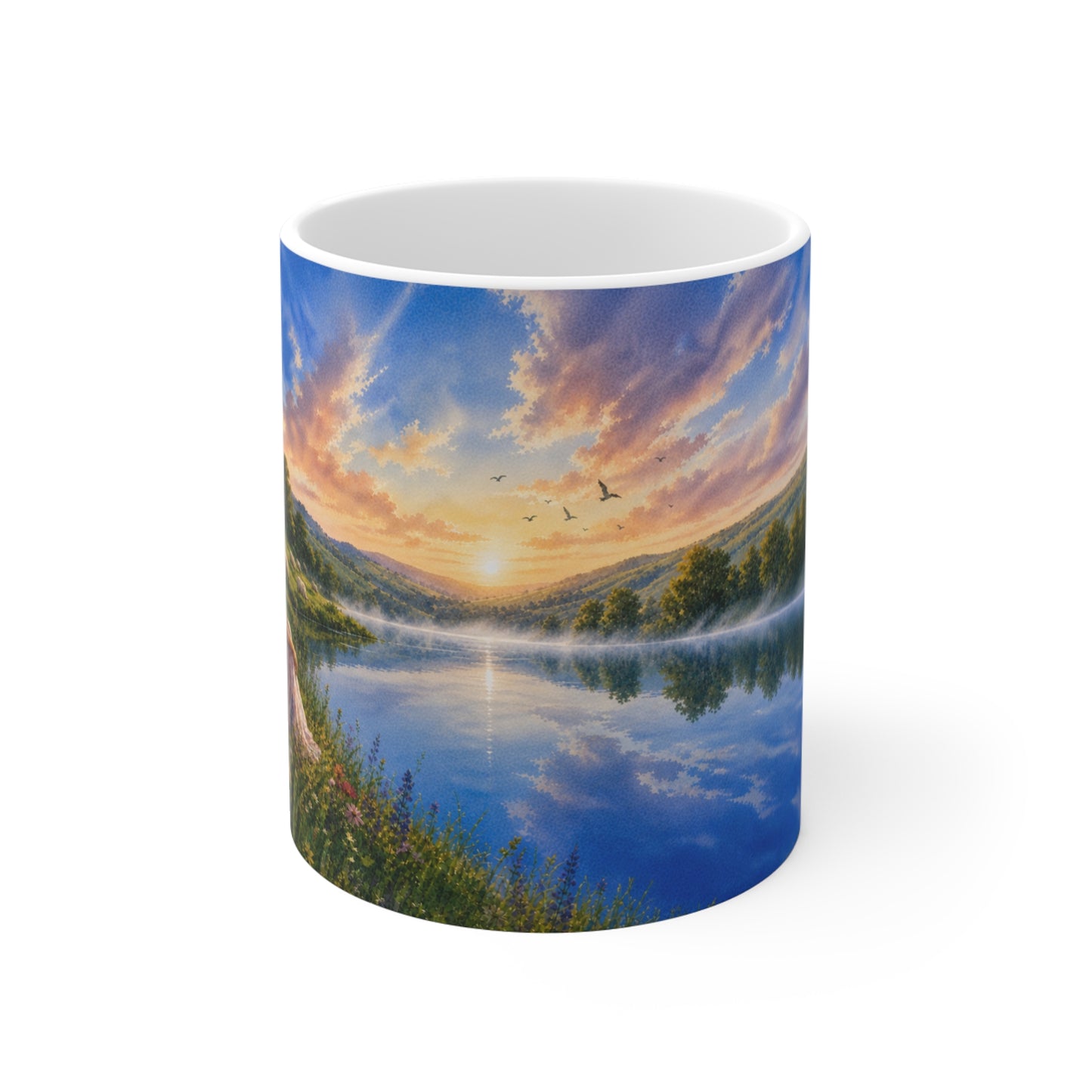 He Leads Me Beside Still Waters 11oz for Her - Psalm 23:2 Gift