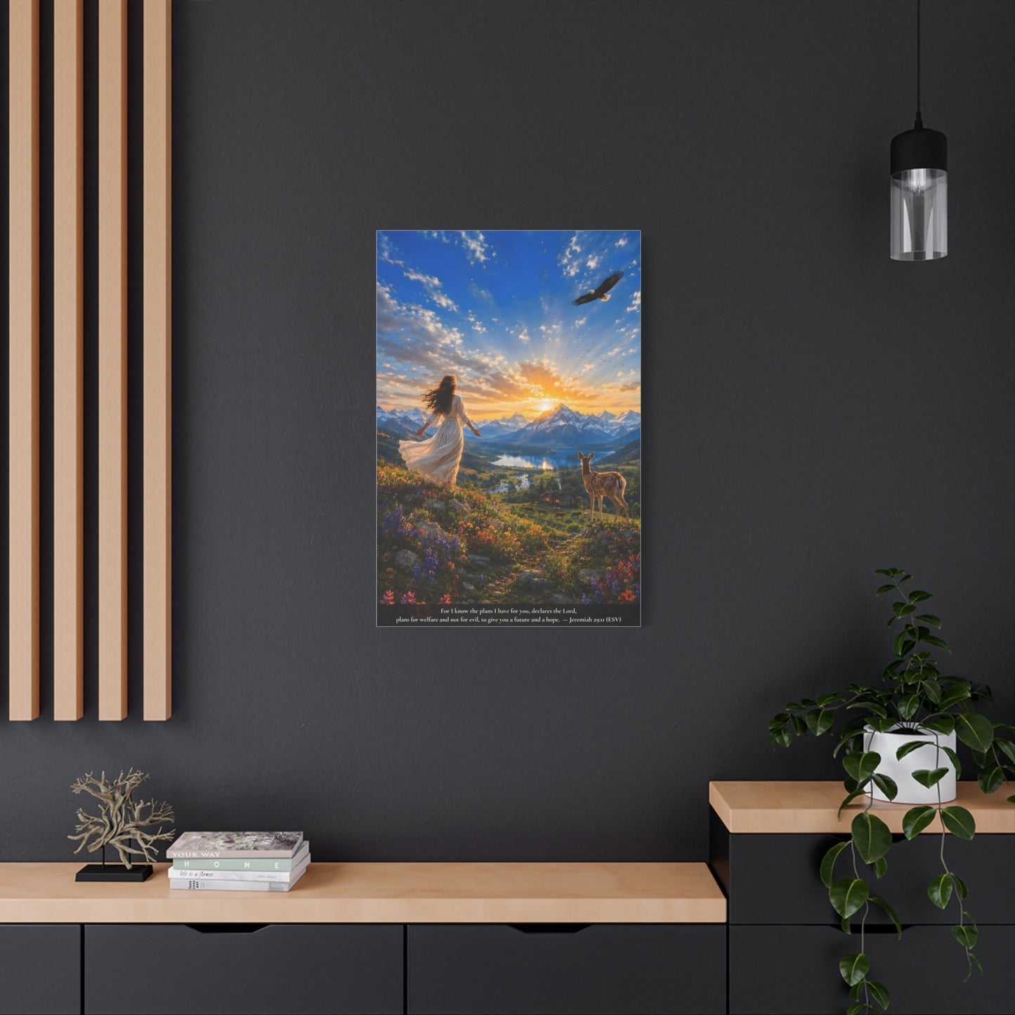 A Future and a Hope — Vibrant Canvas Wall Art | Jeremiah 29:11