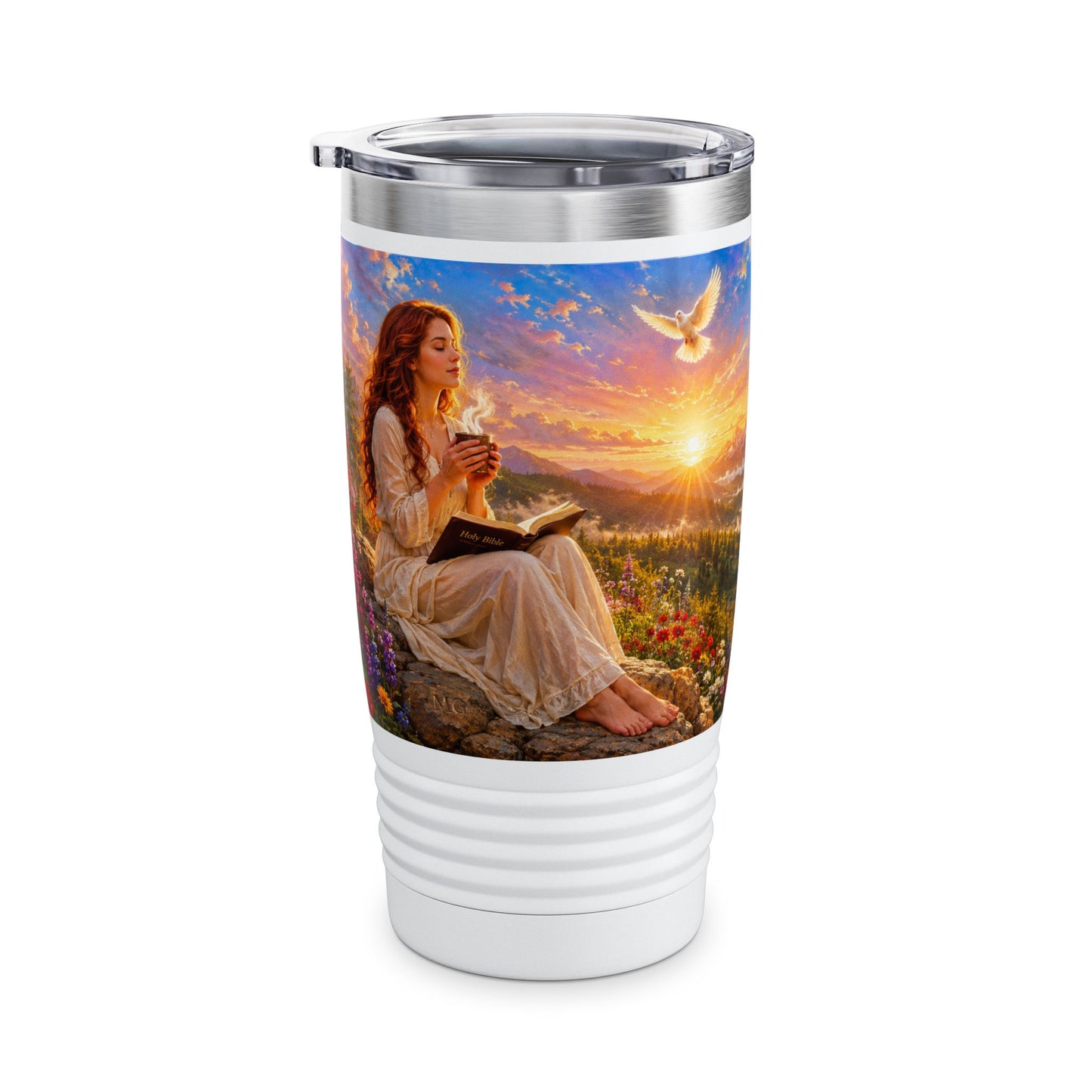 His Mercies Are New Every Morning Tumbler 20oz - Lamentations 3:23 Christian Gift