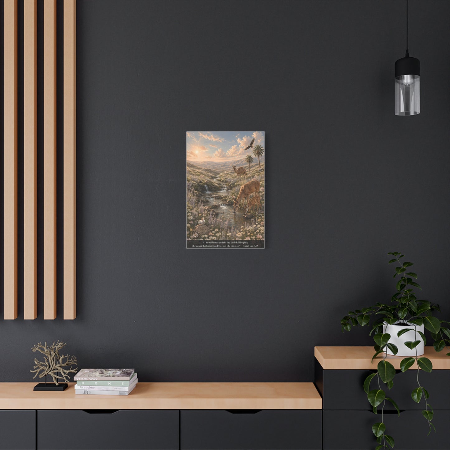 The Desert Shall Rejoice — Classic Canvas Wall Art | Isaiah 35:1