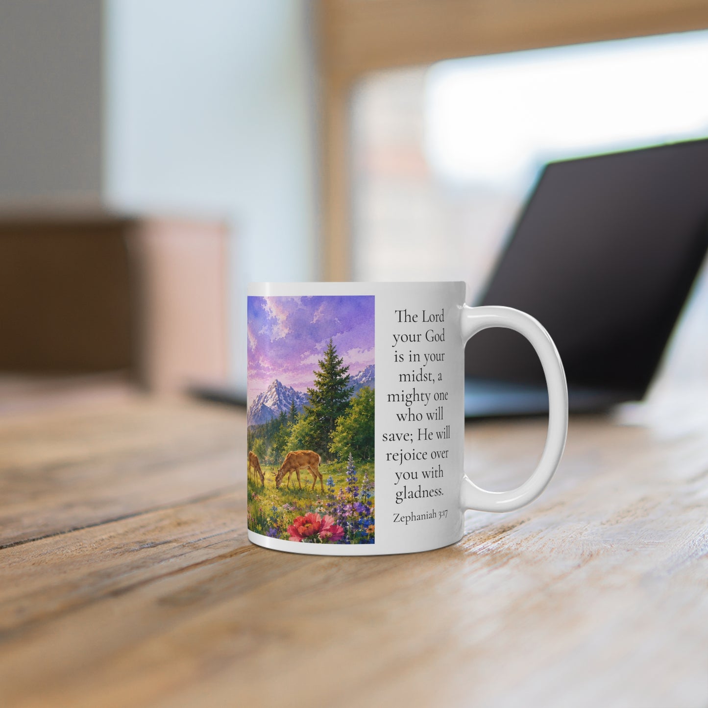 The Lord Rejoices Over You 11oz - Zephaniah 3:17 Christian Gift