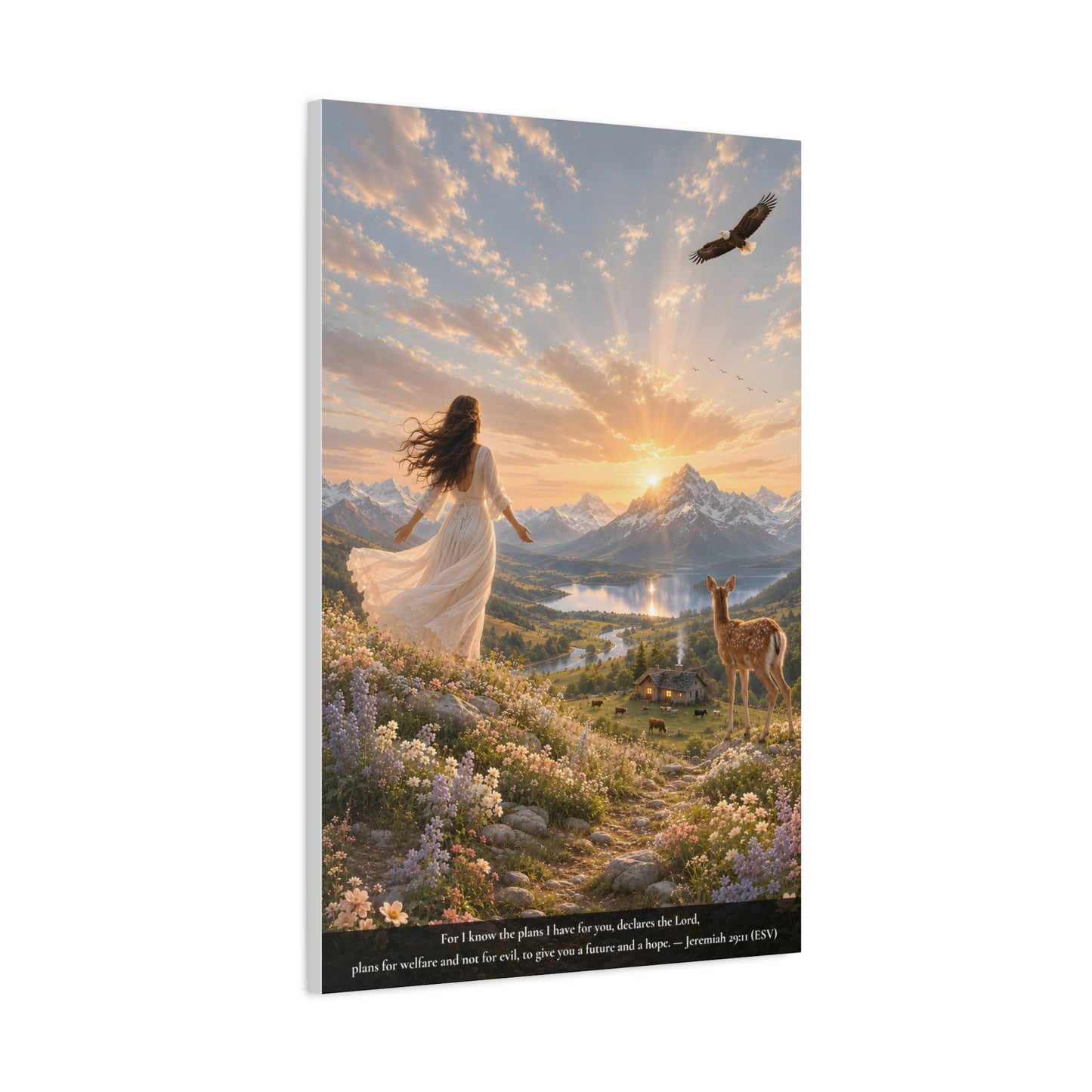 A Future and a Hope — Classic Canvas Wall Art | Jeremiah 29:11