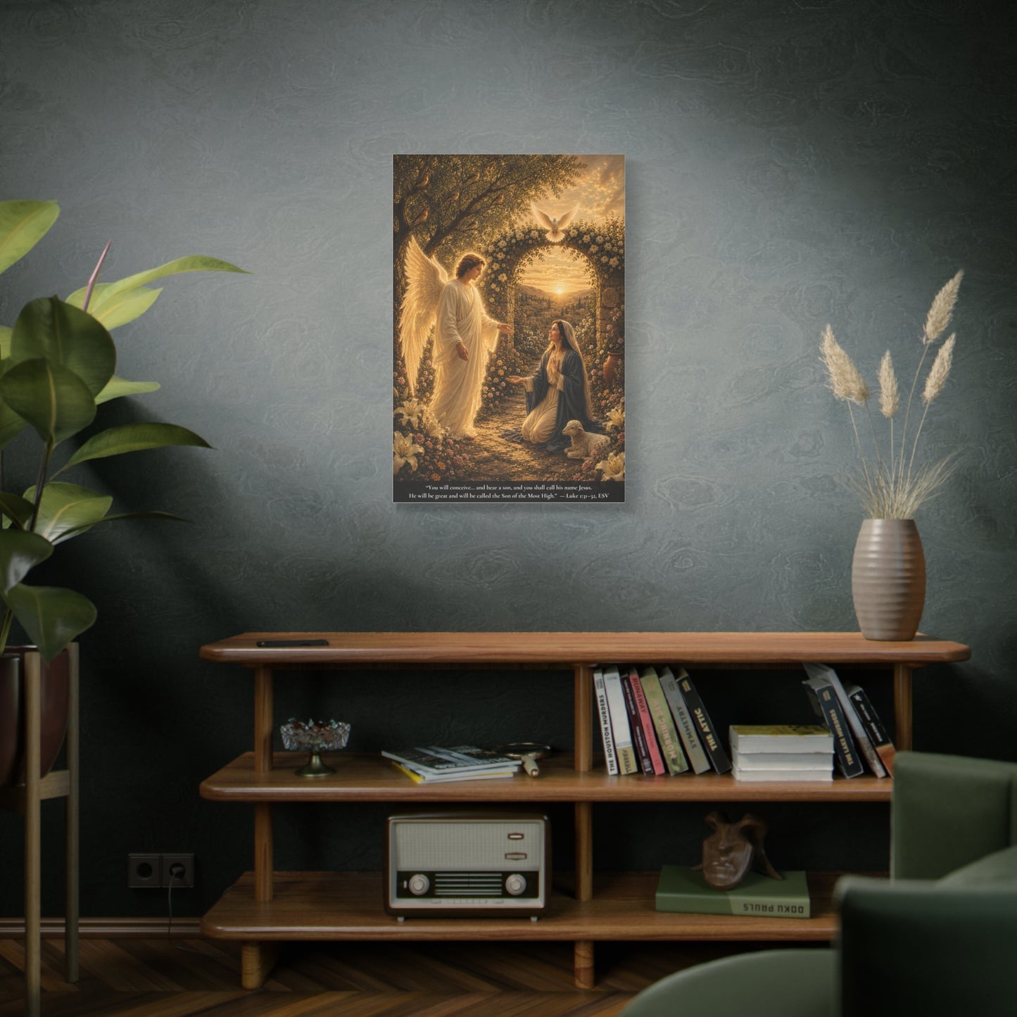 The Annunciation — Luke 1:28-38 |  Classic Christian Canvas Art