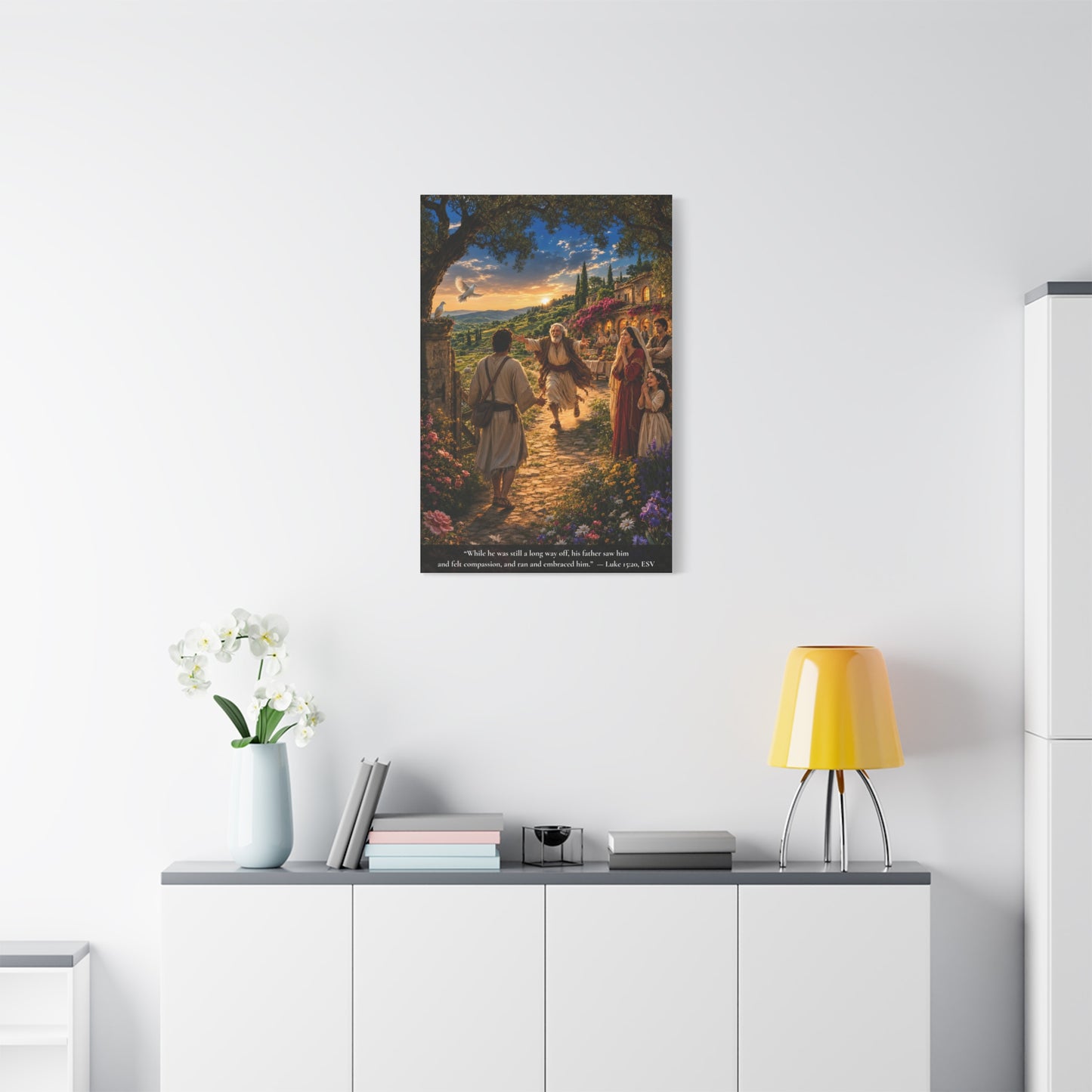 The Prodigal Son — Luke 15:11-32 | Vibrant Christian Canvas Wall Art