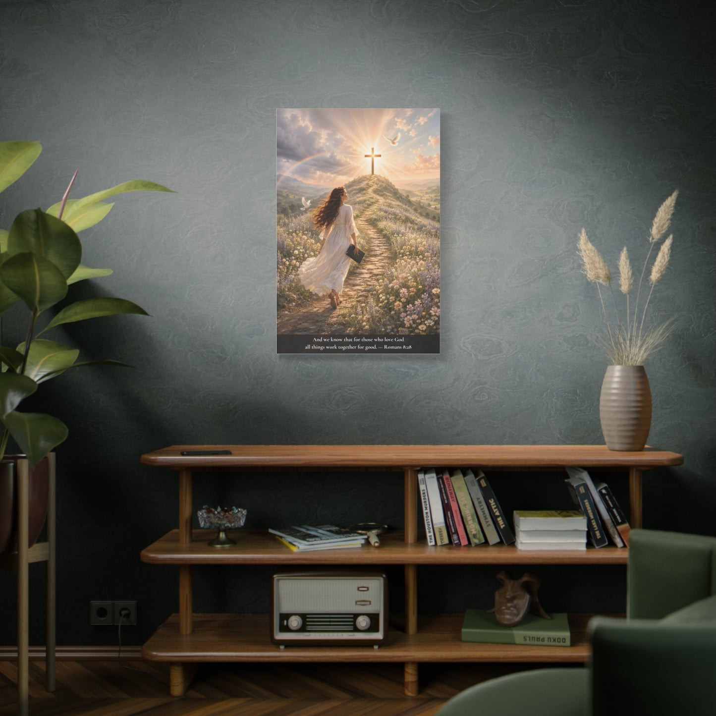 All Things Work Together — Romans 8:28 — Classic Edition — Christian Canvas Wall Art