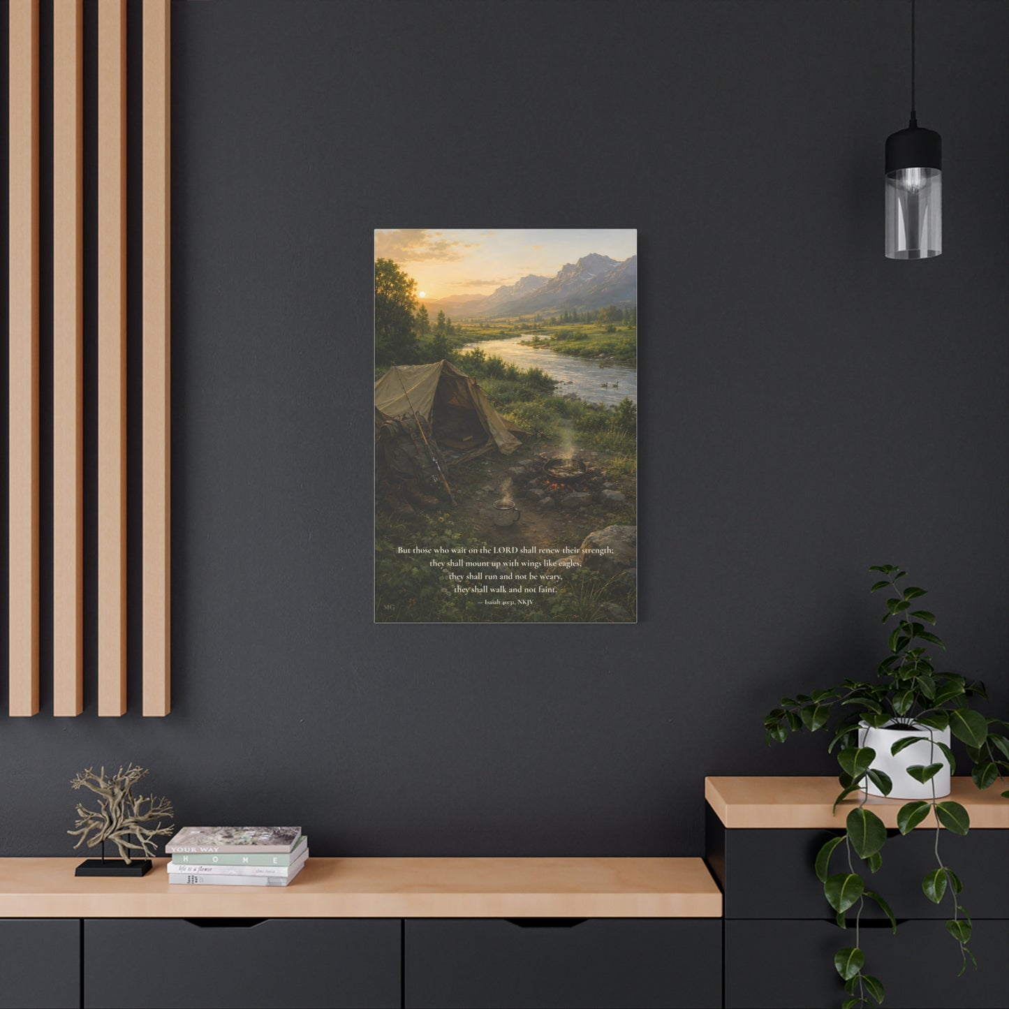 They Shall Renew Their Strength — Isaiah 40:31 | Quiet Grace Canvas Wall Art