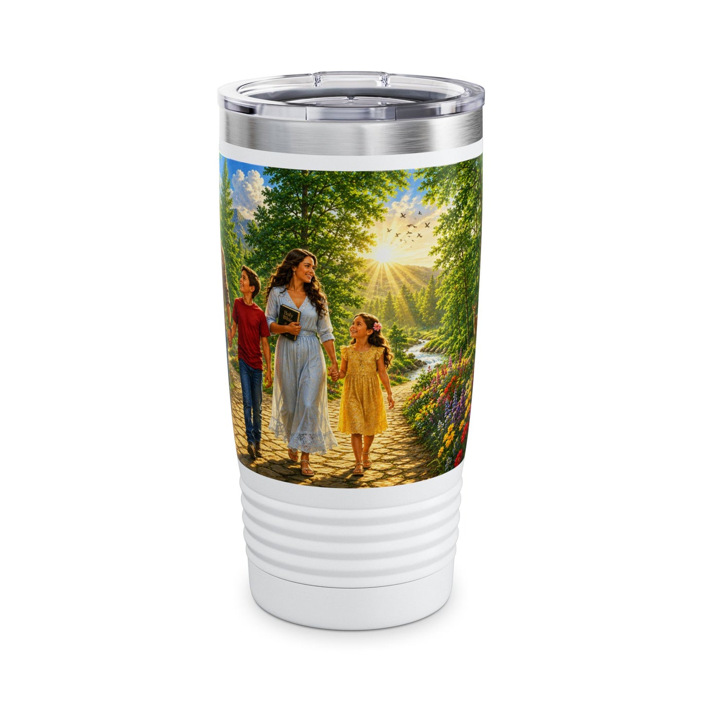 As For Me and My House Tumbler 20oz - Joshua 24:15 Christian Gift