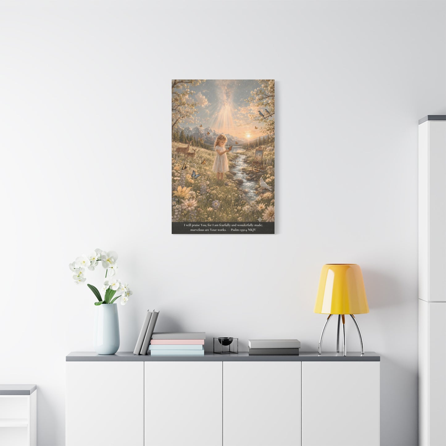 Fearfully and Wonderfully Made — Psalm 139:14 | Classic Christian Canvas Art