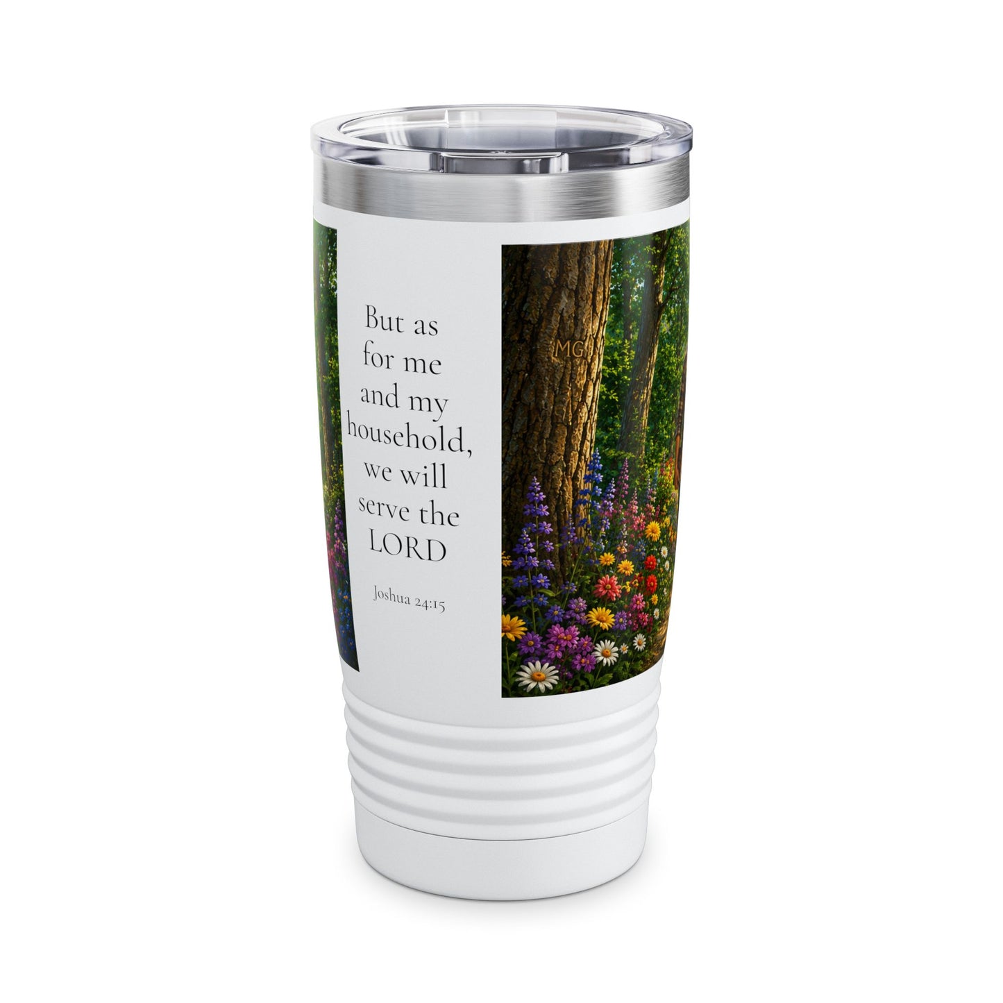 As For Me and My House Tumbler 20oz - Joshua 24:15 Christian Gift