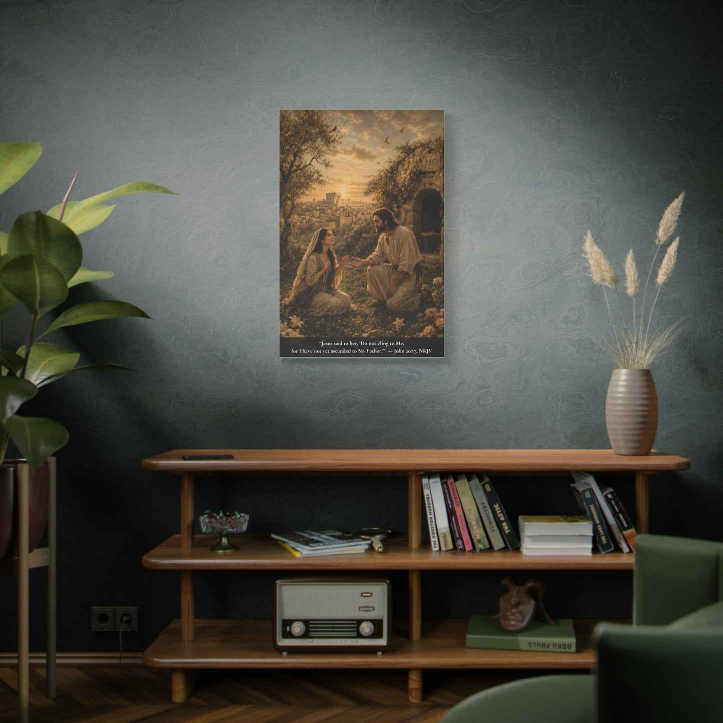 The Garden Meeting — John 20:17 | Classic Christian Canvas Art