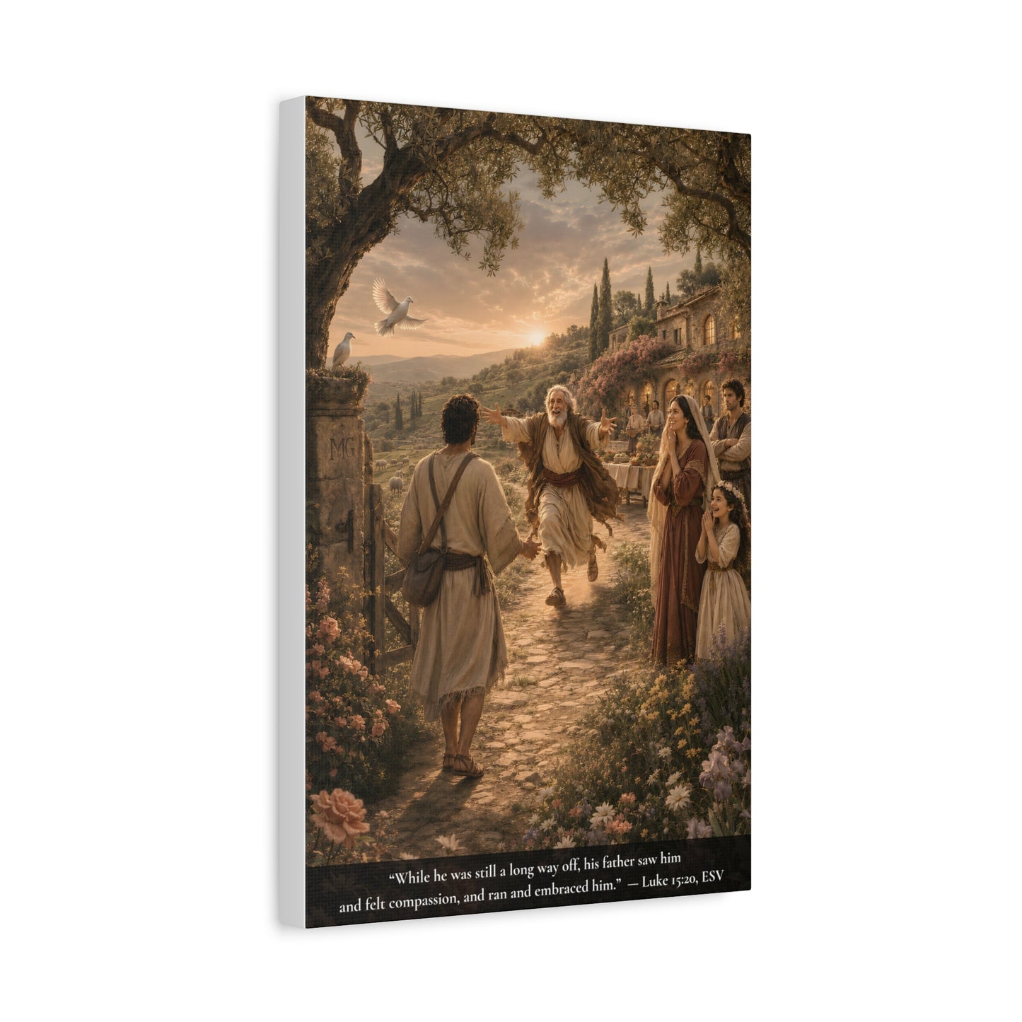 The Prodigal Son — Luke 15:11-32 | Classic Christian Canvas Art