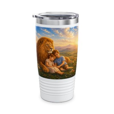 Be Strong and Courageous Tumbler 20oz - Joshua 1:9 Christian Gift