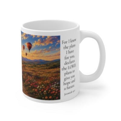 For I Know the Plans I Have for You Coffee Mug 11oz - Jeremiah 29:11 Christian Gift